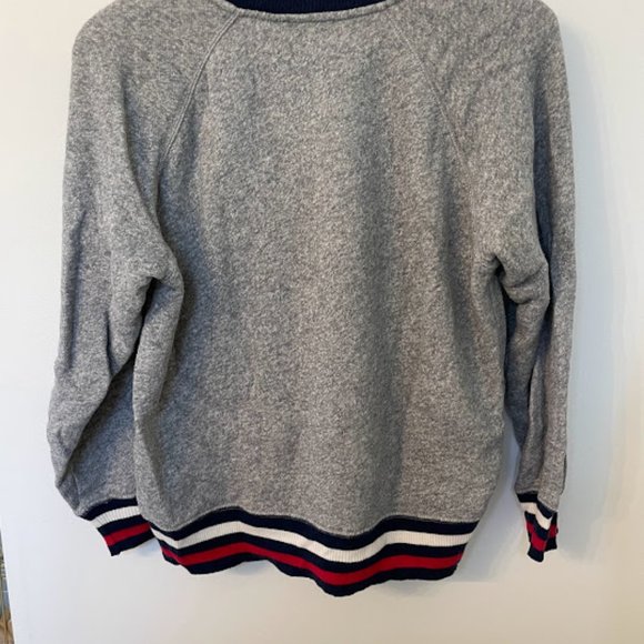Joie Richardine Ribbed Sweatshirt in Heather Grey - Picture 7 of 8